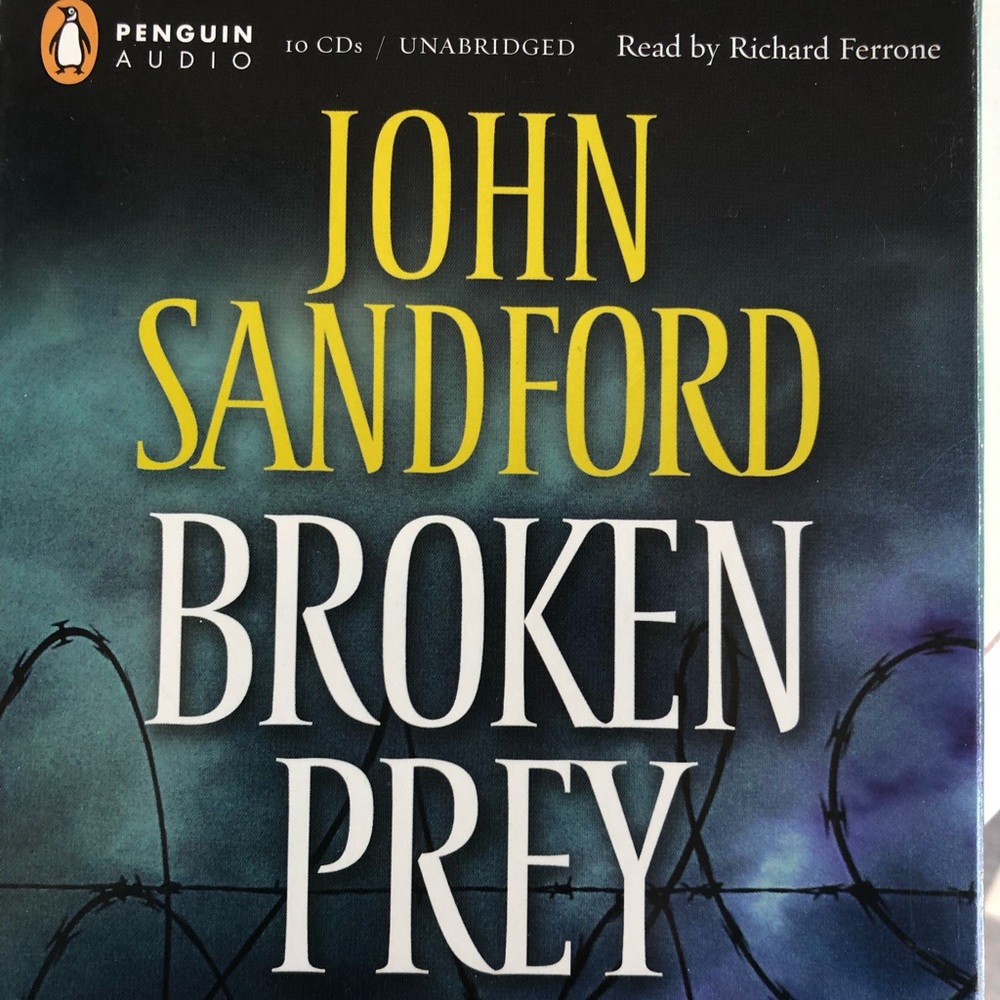 Audio book John Sandford BROKEN PREY 10 CDs, unabridged, read by Richard Ferrone